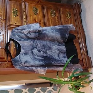 Red Coral Flowy Feminine Women's Top